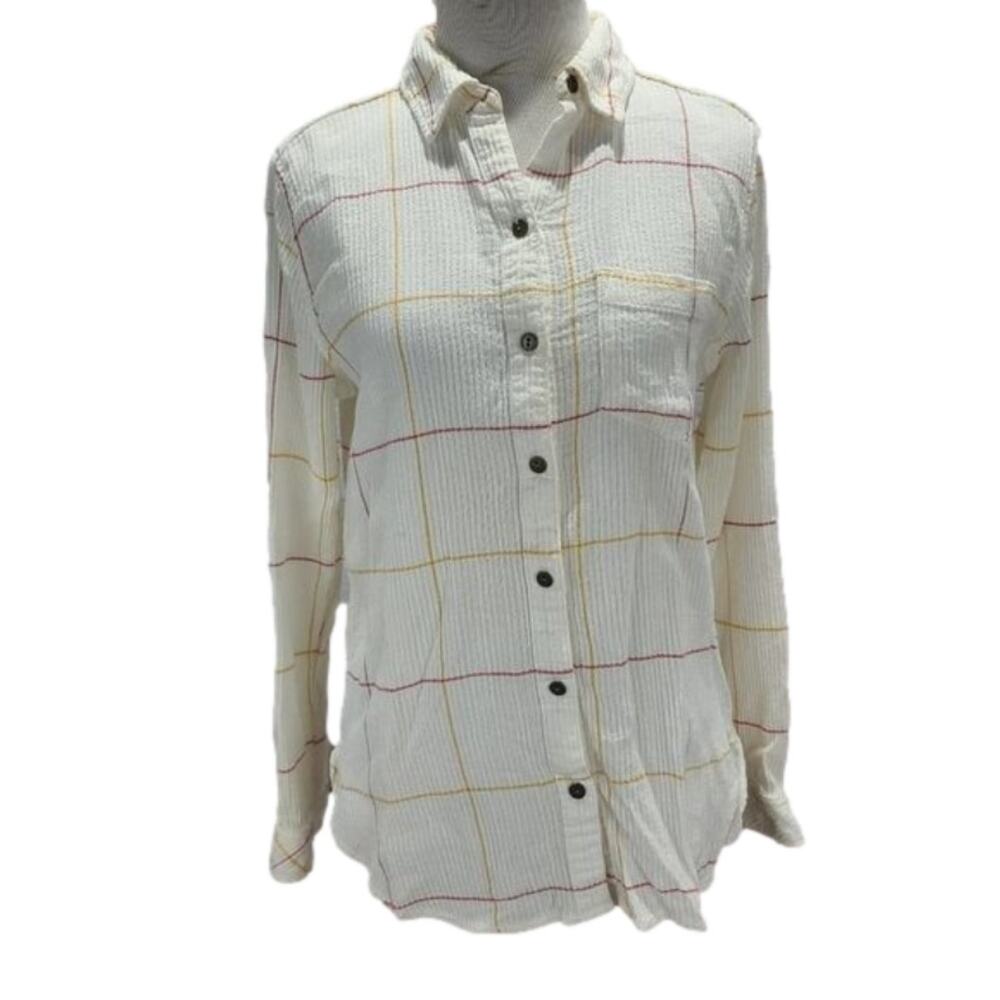 Sonoma Plaid long sleeve button up Size XSmall